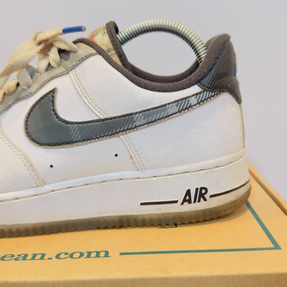 Nike Air Force 1 LV8 GS Remix Pack Sneakers Men’s Size 8 Black White Leather - Picture 2 of 15